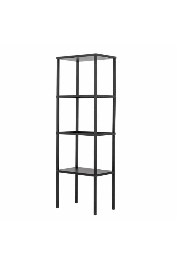 Bloomingville Loups Bokhylla, Svart, Metall L59xH90xB38 cm