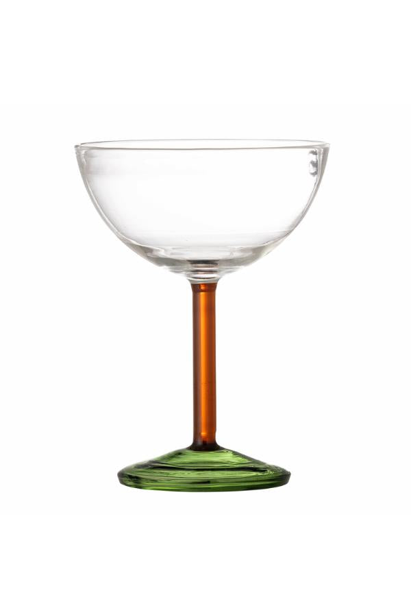 Bloomingville Martine Cocktailglas, Multi, Glas D11xH14,5 cm, 6-pack