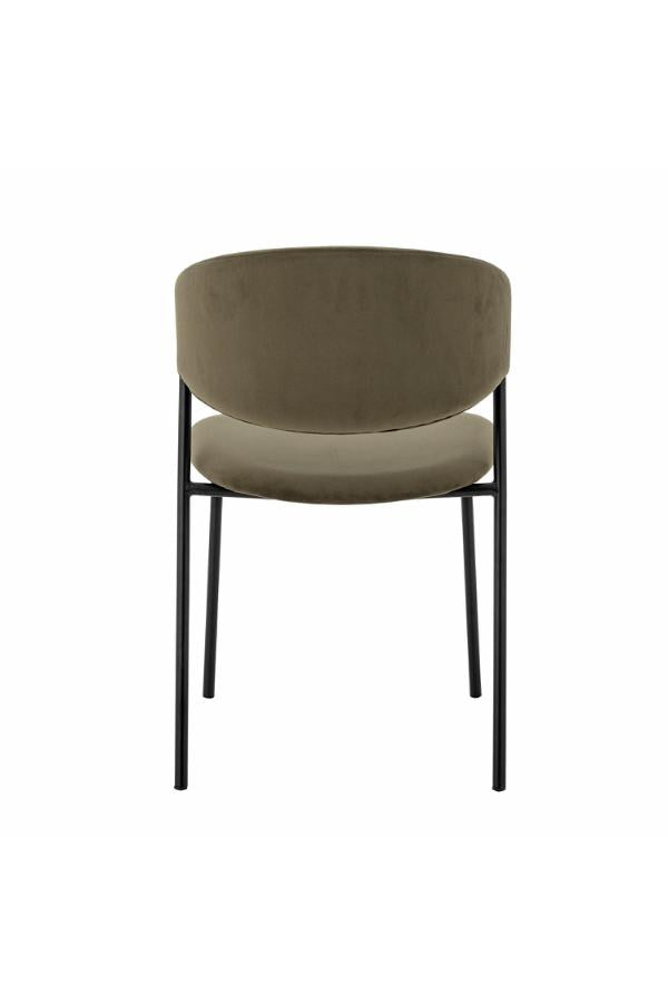 Bloomingville, Marlo Matstol, Grön, Återvunnen Polyester L49xH79xB54 cm, 2-pack