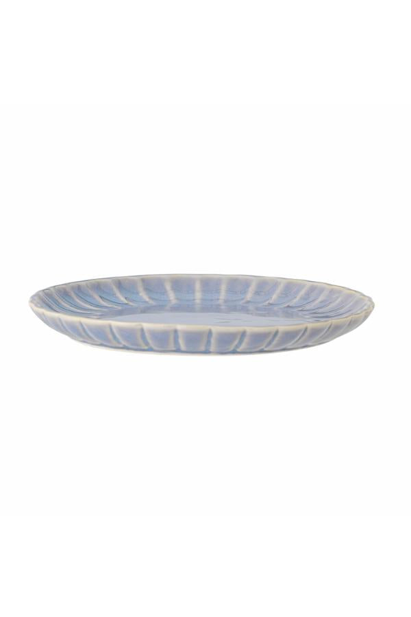 Bloomingville Latina Tallrik, Blå, Stengods D27xH2 cm, 6-pack