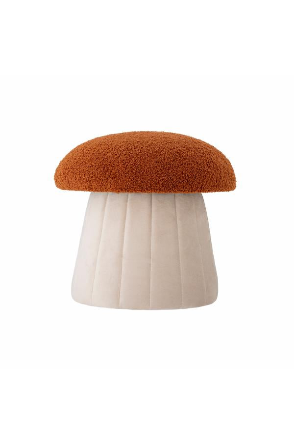 Bloomingville Mini Bertil Puff, Röd, Polyester D37xH35 cm, 2-pack