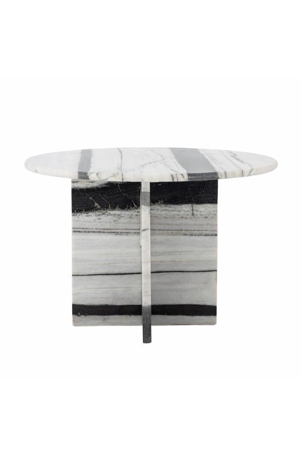 Bloomingville Rosito soffbord, vit, marmor D61xH41 cm