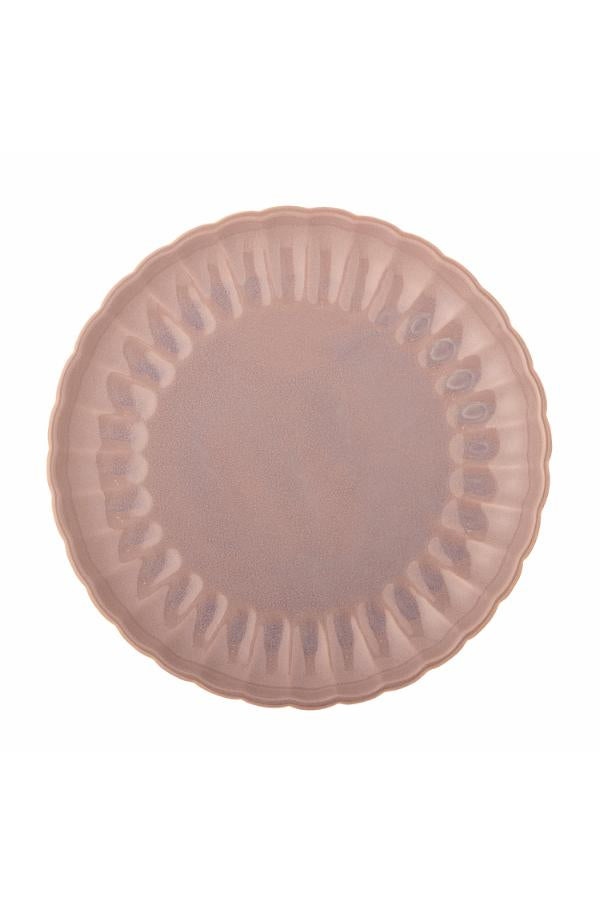 Bloomingville Latina Tallrik, Rosé, Stengods D27xH2 cm, 6-pack