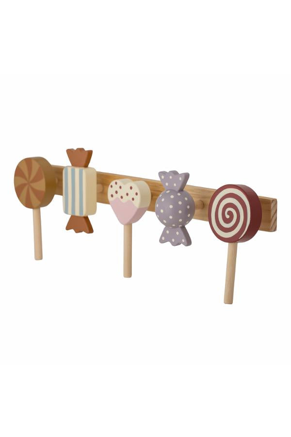 Bloomingville Mini Rudy klädhängare, multifärgad, FSC ® 100%, MDF L42xH14xB7 cm