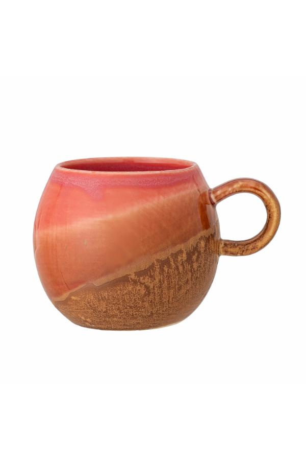 Bloomingville Paula Kopp, Orange, Stengods D9xH8 cm