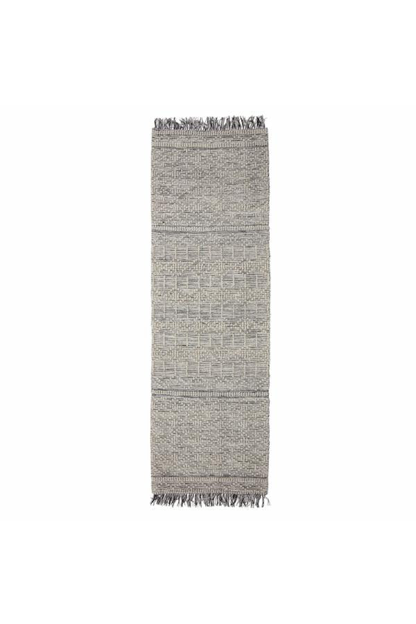 Creative Collection Maisy Matta, Grå, Polyester L245xB75 cm