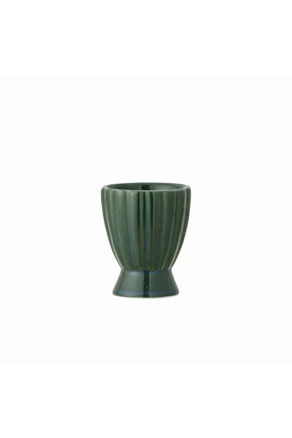 Bloomingville Latina Äggkopp, Grön, Stengods D4,5xH6 cm, 6-pack