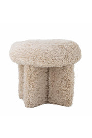 Bloomingville Frikka Puff, Nature, Polyester D43xH39 cm