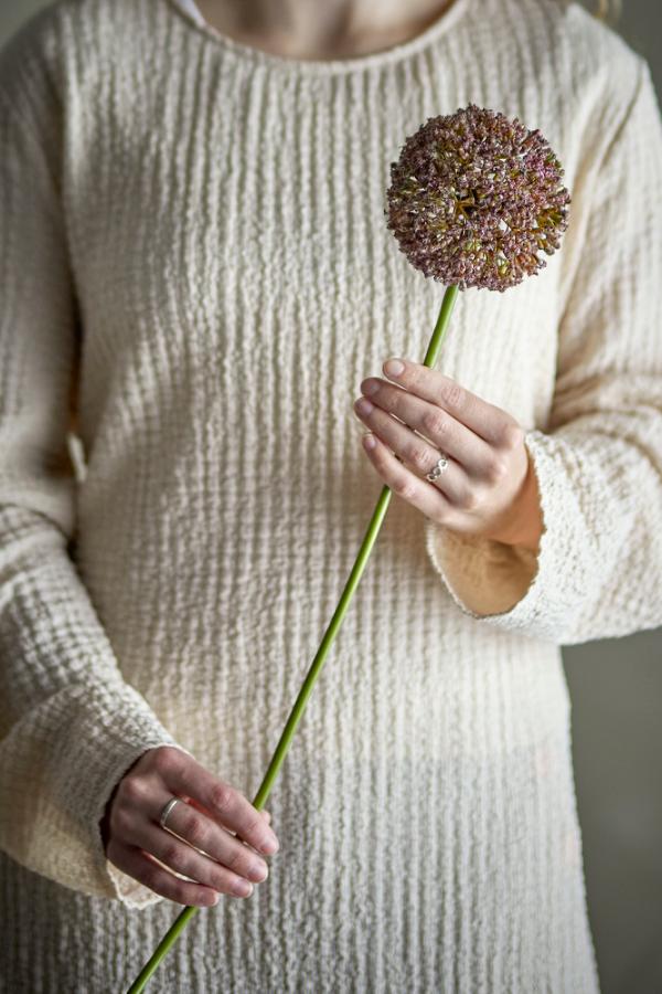 Bloomingville Alliumstjälk, brun, konstgjorda blommor D9xH70 cm