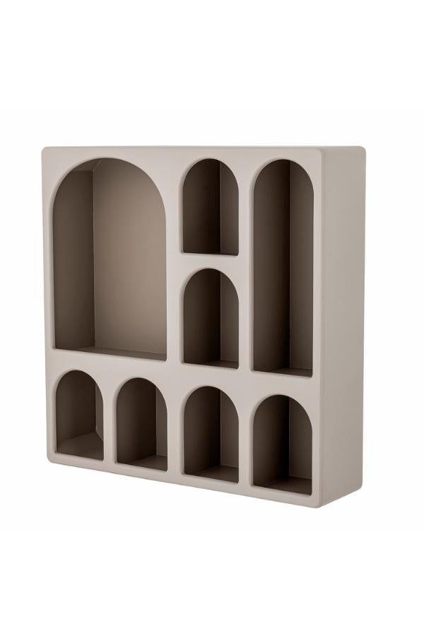 Bloomingville Graphia Bokhylla, Brun, MDF L48xH48xB12 cm
