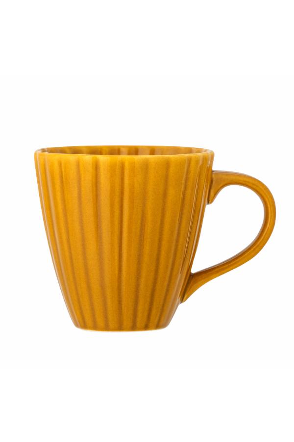 Bloomingville Latinakopp, Gul, Stengods D8,5xH8,5 cm, 6-pack