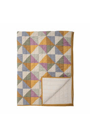 Bloomingville Crewe-täcke, multifärgad, bomull OEKO-TEX ® L150xB125 cm