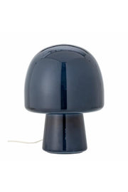 Bloomingville Paddy Bordlampa, Blå, Glas D20xH26,5 cm