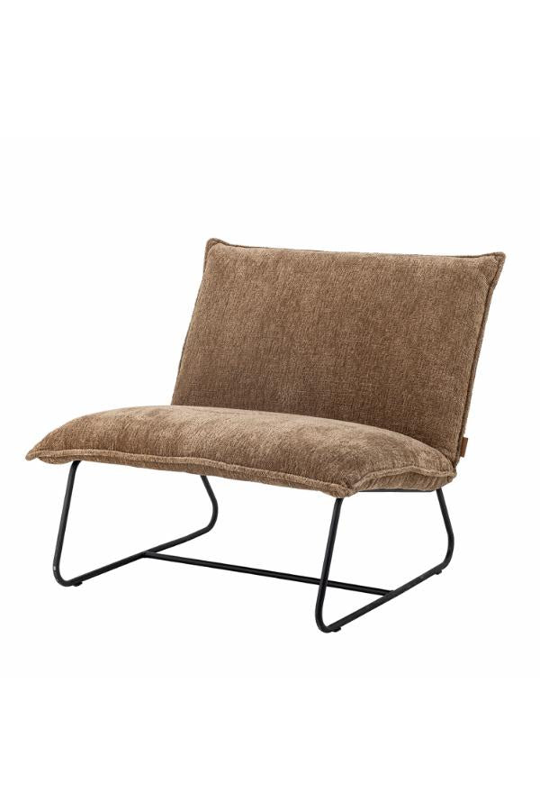 Bloomingville Cape Lounge Chair, Brun, Återvunnen Polyester L90xH80xB87 cm