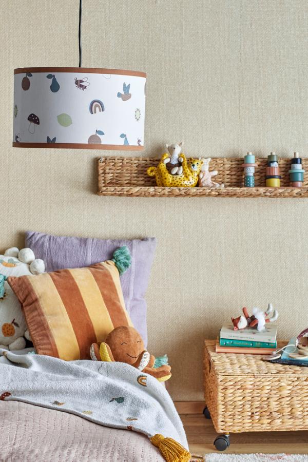 Bloomingville Mini Agnes Lampskärm, Multi, Bambu D34xH20 cm