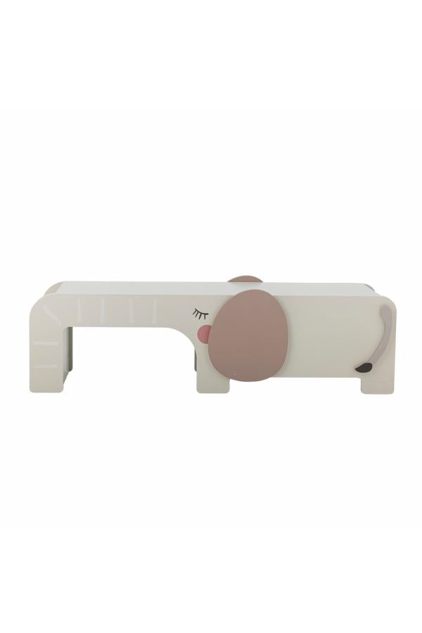 Bloomingville Mini Ferdinand bänk, grå, FSC ® 100%, MDF L110xH32xB36 cm
