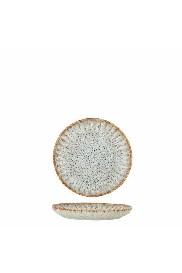 Creative Collection Fleurfat, Natur, Stengods D17xH2,5 cm, 6-pack