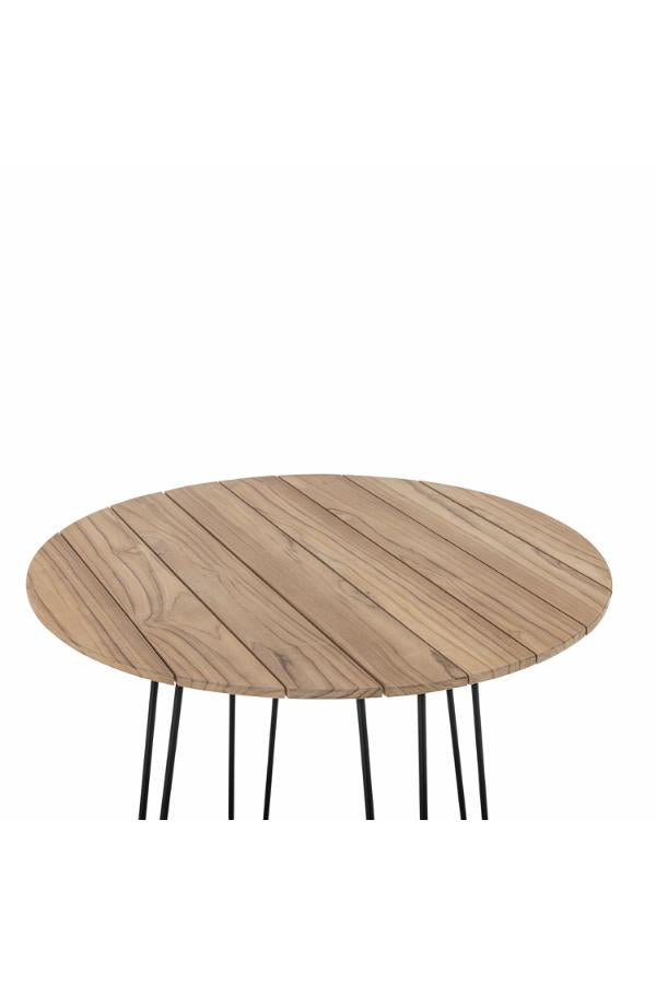 Bloomingville Molito matbord, natur, FSC ® 100%, teak D90xH75 cm