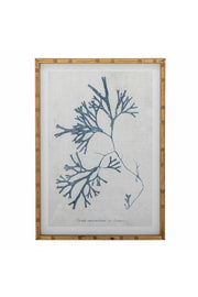 Creative Collection Sumner Illustration med Ram, Blå, Granved L50xH70xB2,5 cm
