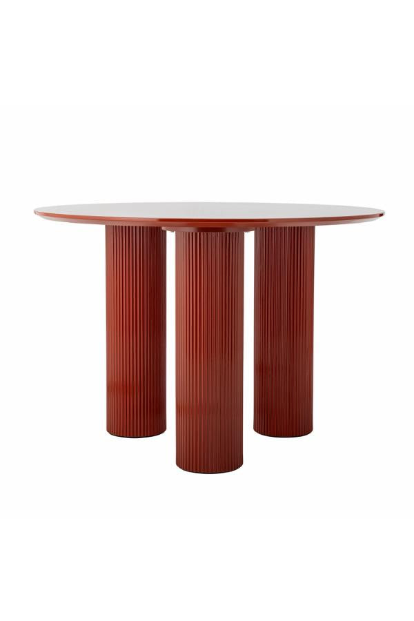 Bloomingville Della matbord, rött, FSC ® 100%, MDF D110xH75 cm