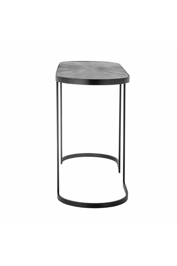 Bloomingville Carter Konsolbord, Svart, Granträ L110xH65xB38,5 cm