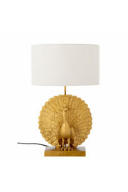 Creative Collection Påfågelbordslampa, Guld, Polyresin D35,5xH58,5 cm