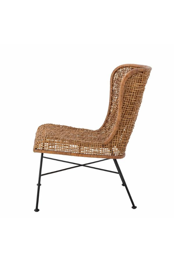 Bloomingville Somme Lounge Chair, Natur, Rotting L69xH81,5xB59,5 cm