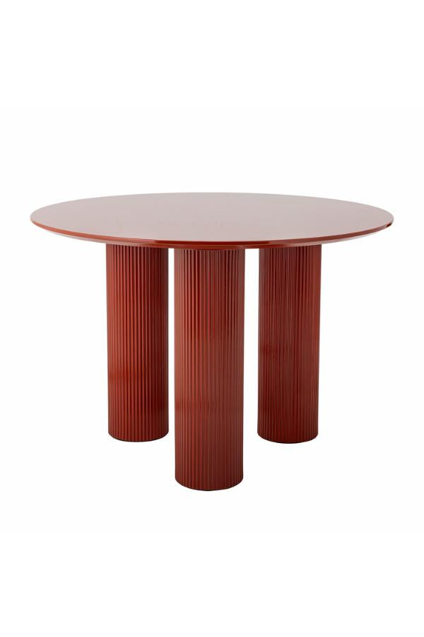Bloomingville Della matbord, rött, FSC ® 100%, MDF D110xH75 cm