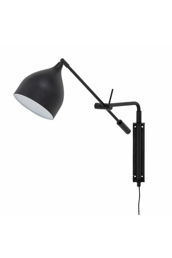 Bloomingville Lyam Vägglampa, Svart, Metall L80xH50xB17 cm