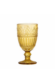 Creative Collection Feyza Vinglas, Gult, Glas D7,5xH14,5 cm, 6-pack