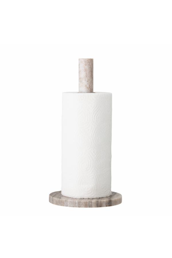 Bloomingville Emy Kökspappersställ, Natur, Marmor D15xH30 cm