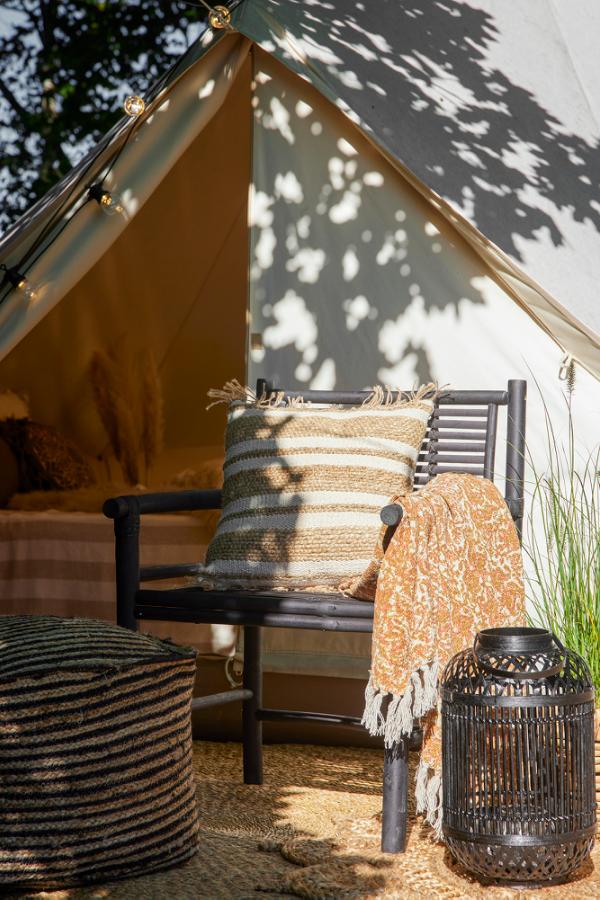 Bloomingville Coen Loungefåtölj, 2-pack, Svart, Bambu L53xH84xB63 cm