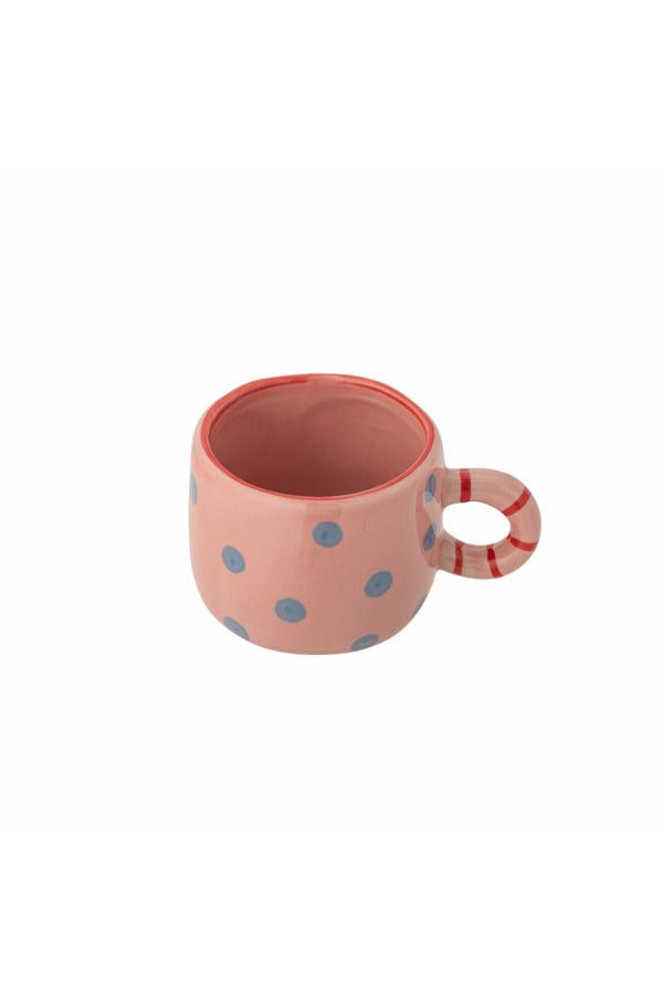 Bloomingville Mini Nini Kopp, Rosé, Stengods D6,5xH5,5 cm