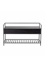 Bloomingville Abelone bänk, svart, FSC 100% ® Mango L102xH58xB40 cm