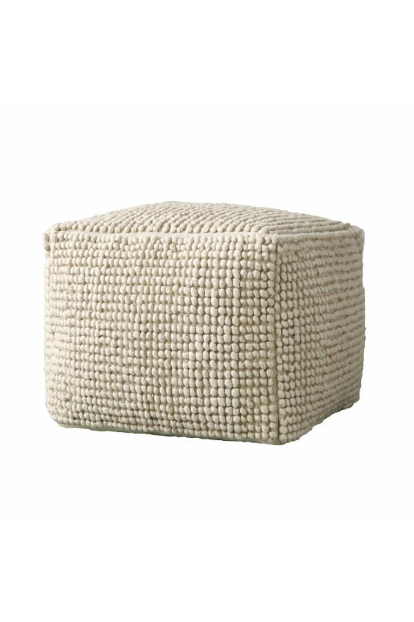 Creative Collection Suna Puff, Natur, Ull L61xH45xB61 cm