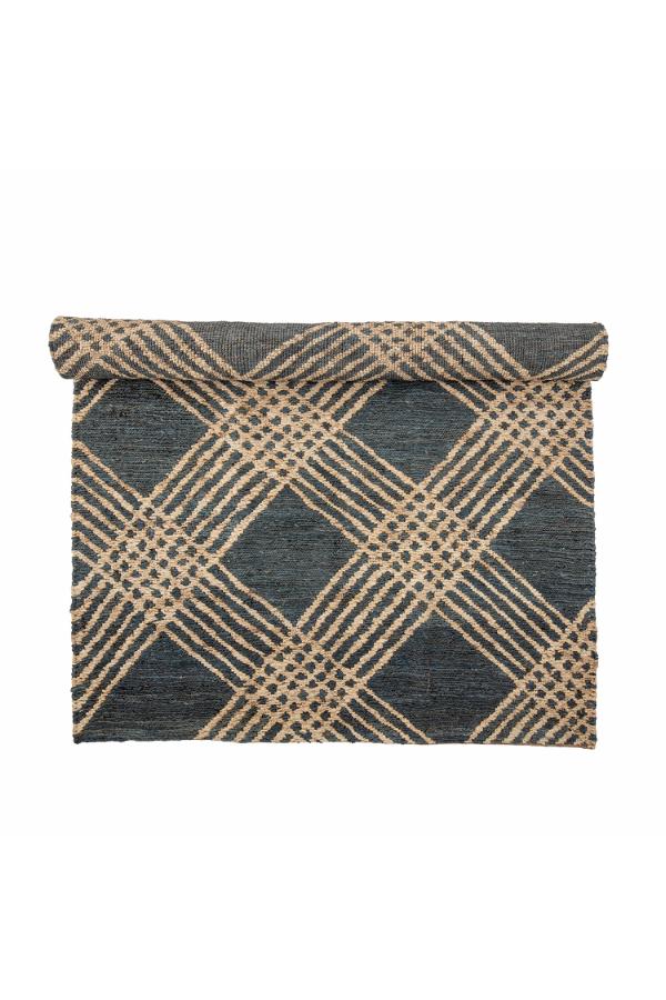 Bloomingville Kattmatta, svart, jute L245xB150 cm
