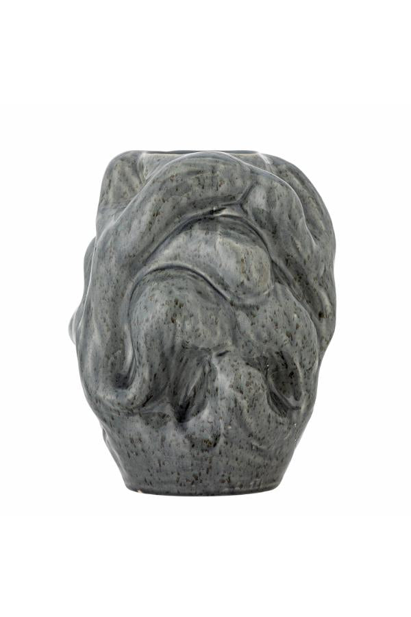 Bloomingville Vuelle Vas, Grå, Stengods D24,5xH30,5 cm
