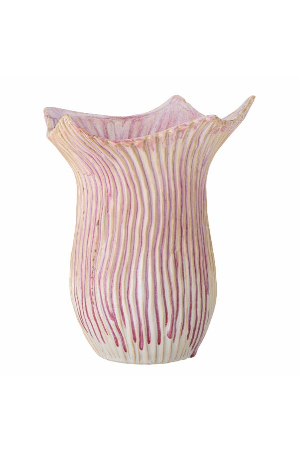 Creative Collection Blomvas, Ros, Stengods D25xH29 cm