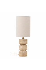 Bloomingville Marci Bordlampa, Natur, Travertin D19xH53 cm