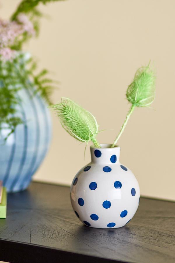 Bloomingville Fian Vas, Blå, Keramik D11xH11 cm