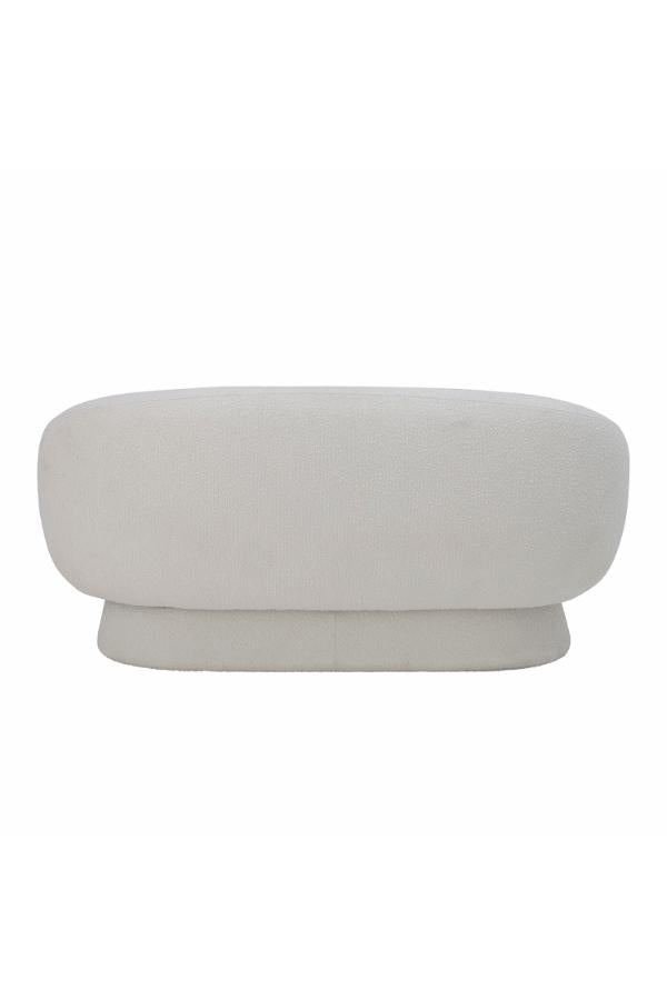 Bloomingville, Ted Soffa, Vit, Polyester L160xH74xB84 cm