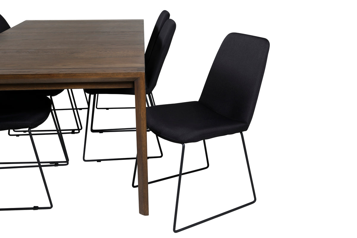 Venture Design Slider, Muce Rektangulära Matgrupper