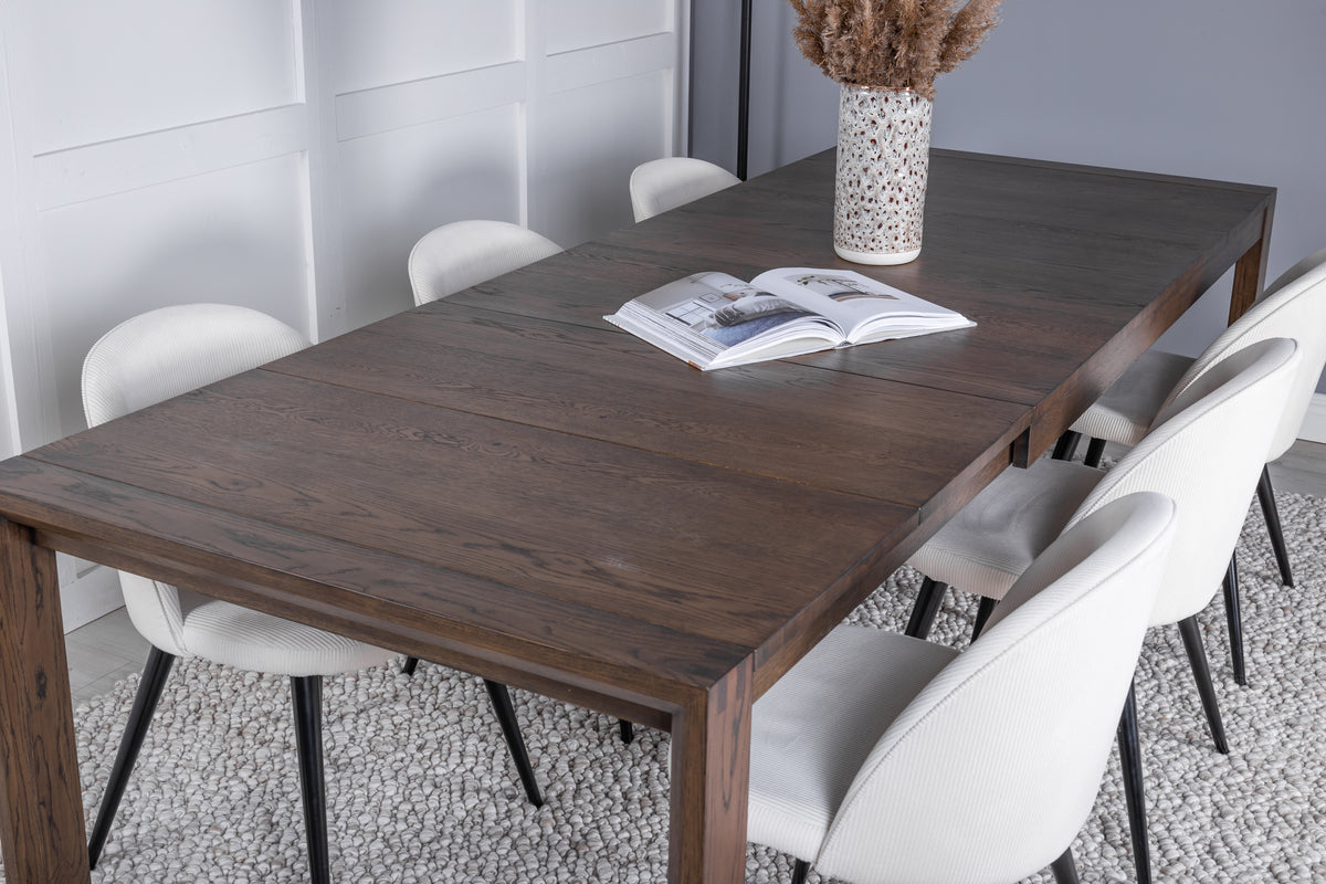 Venture Design Slider, Velvet Rektangulära Matgrupper