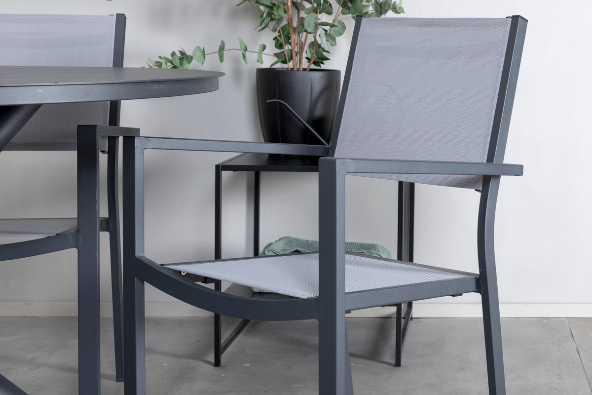 Venture Design Alma & Copacabana Matbord ⌀120 + Matstolar