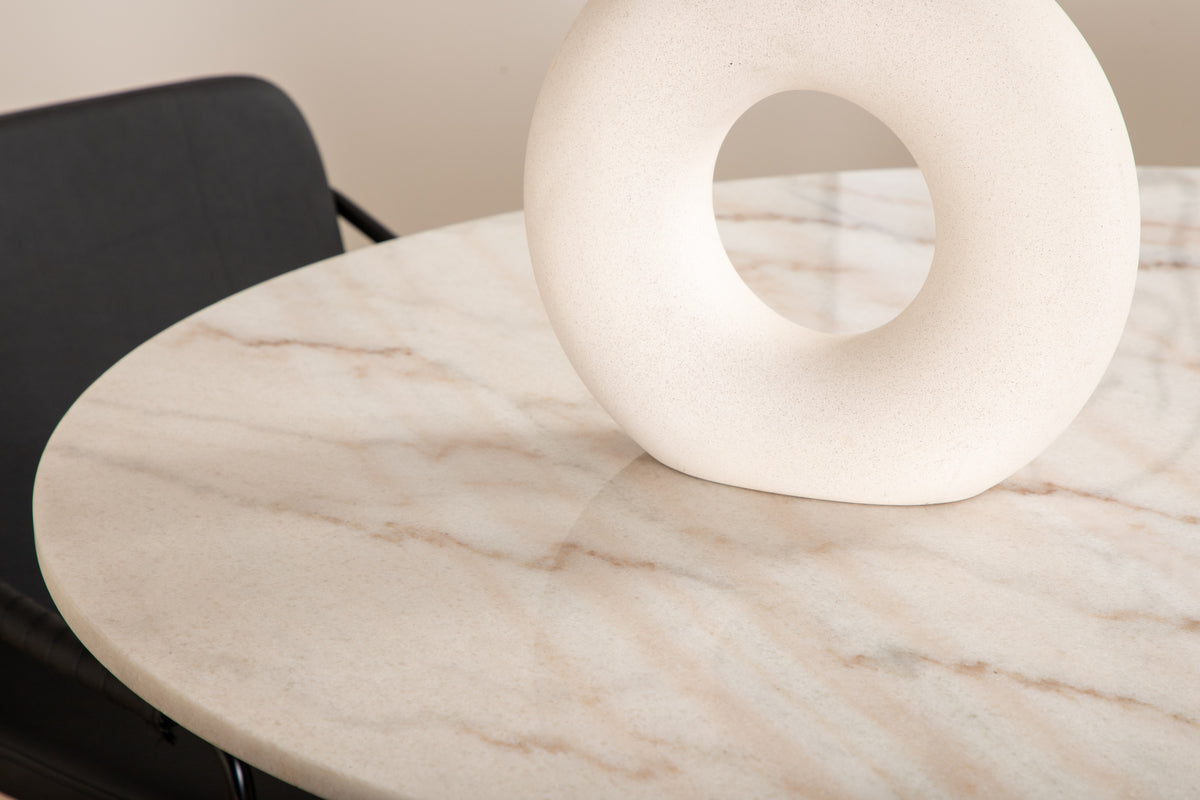 Venture Design Tvist & Estelle Matstolar Svart + Matbord ⌀106