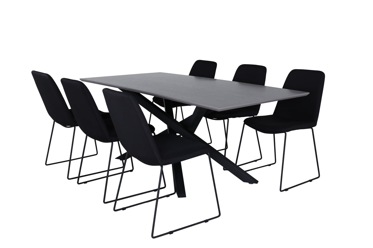 Venture Design Piazza, Muce Rektangulära Matgrupper