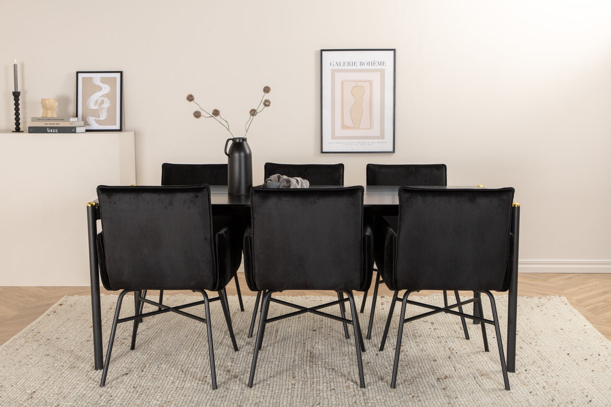 Venture Design Pelle, Petra Rektangulära Matgrupper