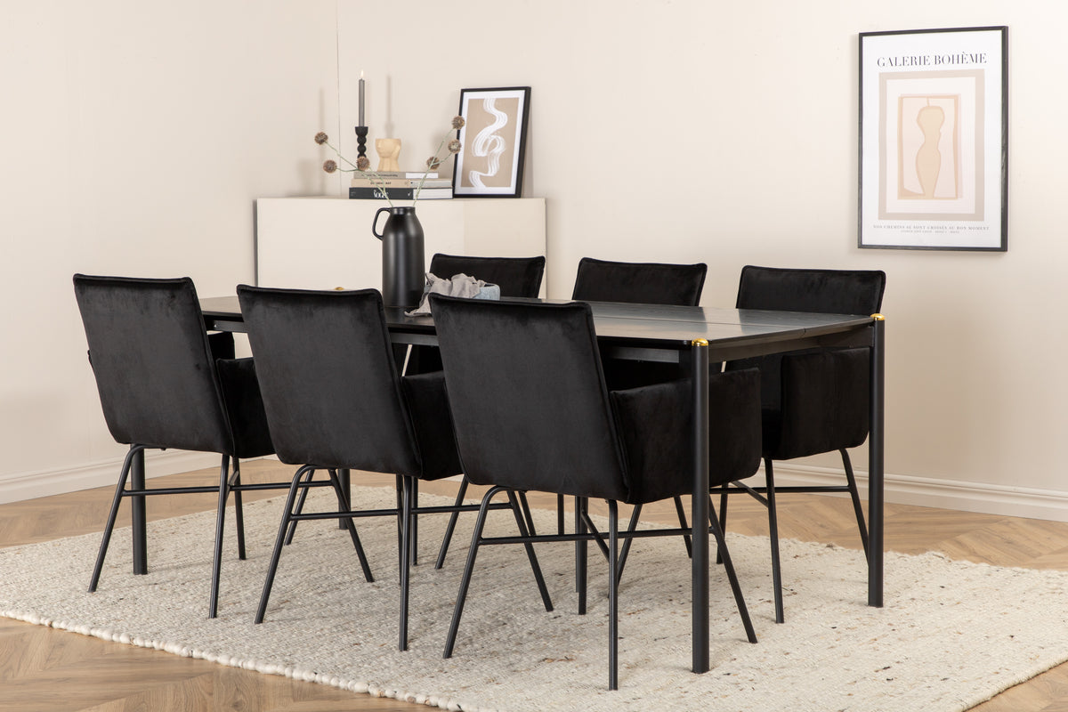 Venture Design Pelle, Petra Rektangulära Matgrupper