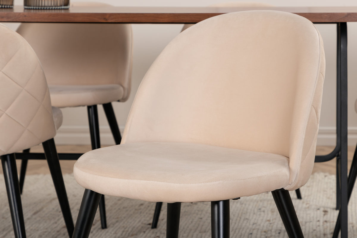 Venture Design Uno, Velvet Rektangulära Matgrupper