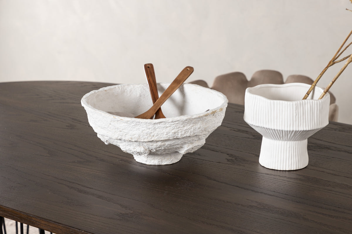 Venture Design Limhamn & Stone Matstolar Beige + Ovala Matbord 220 x 100 Mocka
